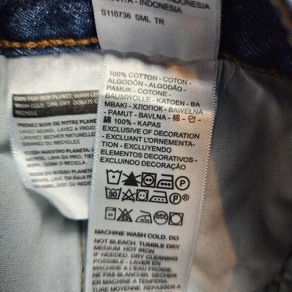 Levis Jeans Mens 38x29 501 Med Wash Cotton Mid Rise Button Fly Classic Straight - Picture 14 of 16